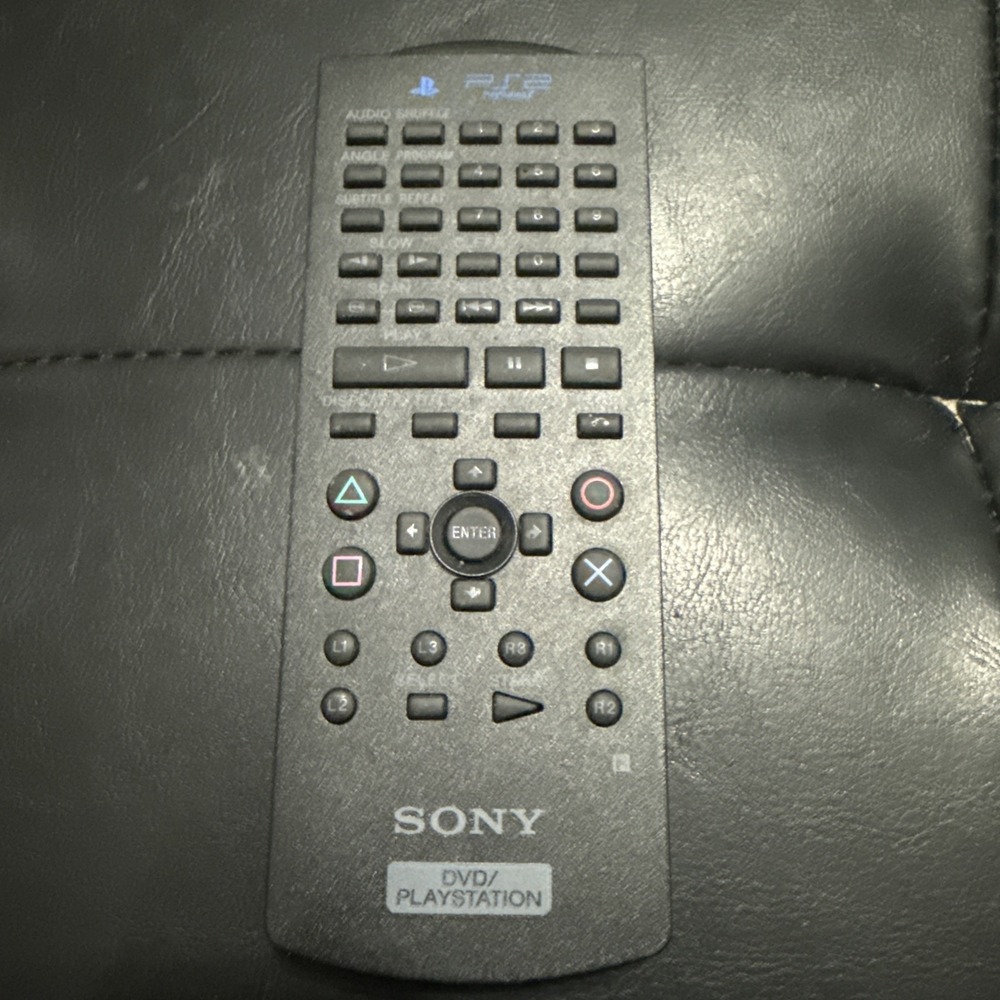 Sony PS2 DVD PlayStation Remote Control Model SCPH-10150 Tested Black